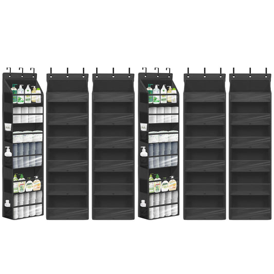 STORAGEIDEAS Over Door Organizer with 6 Extra Large Pockets 12 Side Pockets, Sturdy Closet Storage