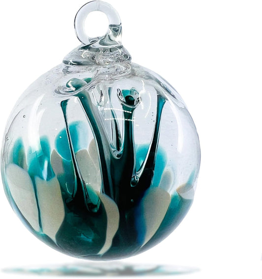 Luke Adams Handmade Glass Gazing Balls for Garden on Clearance – Hand Blown Glass Gazing Ball for