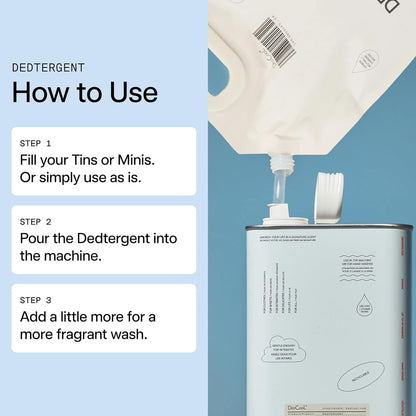 DedCool Liquid Laundry Dedtergent (05 Spring Refill 64 oz) Luxurious Fragrance, Scented, Removes Stains, Ideal for 60 Washes, Infused with Essential Oils, Vegan, Non-Toxic, Cruelty & Dye Free