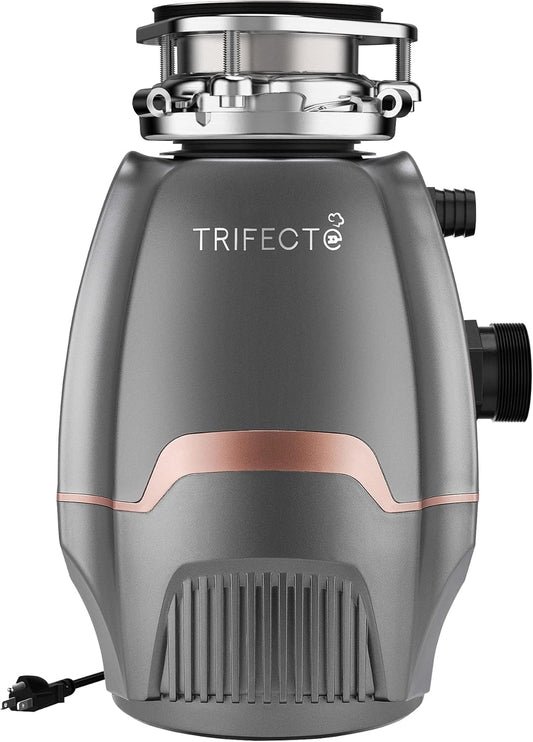 Trifecte Pro 3/4 HP Garbage Disposals with Sound Reduction,Food Waste Coutinuous Feed Garbage