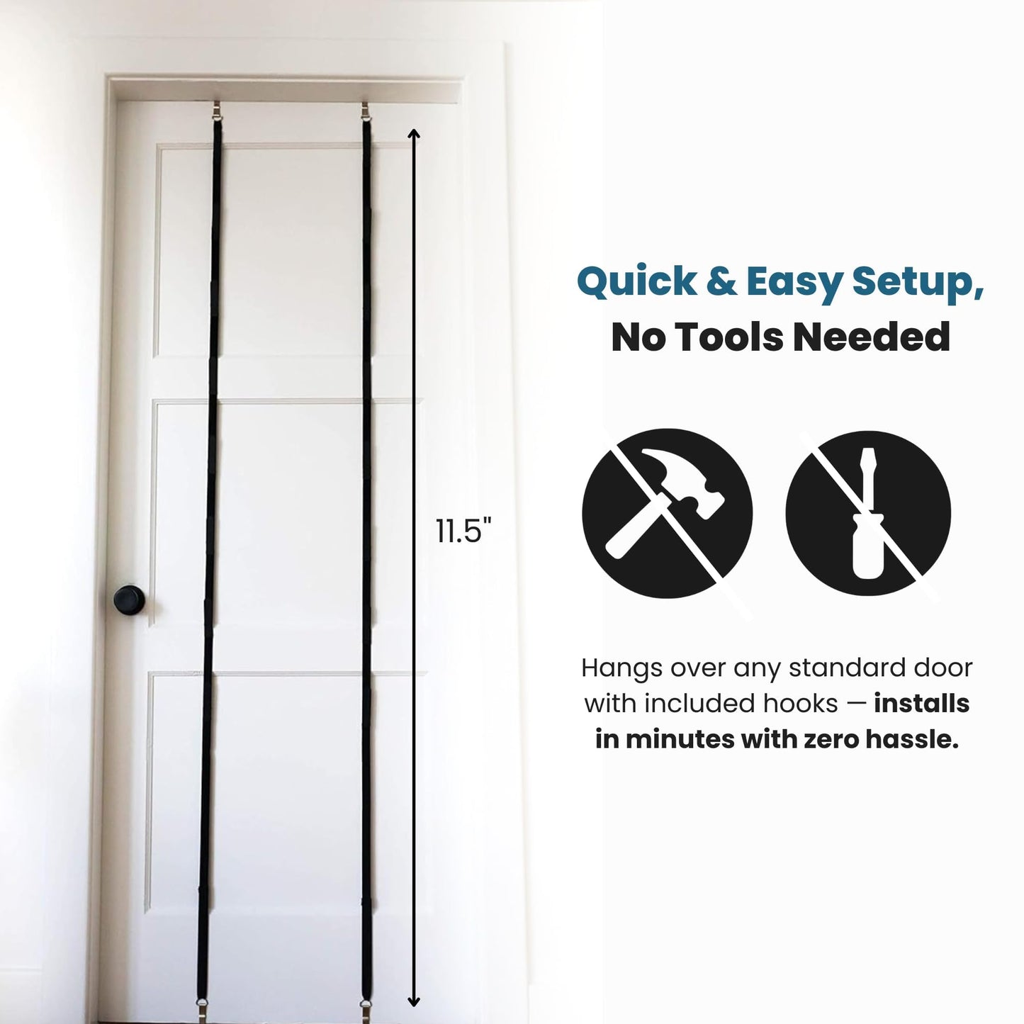 Jokari Over the Door Organizer, 2 Pack, Holds Up to 16 Hats