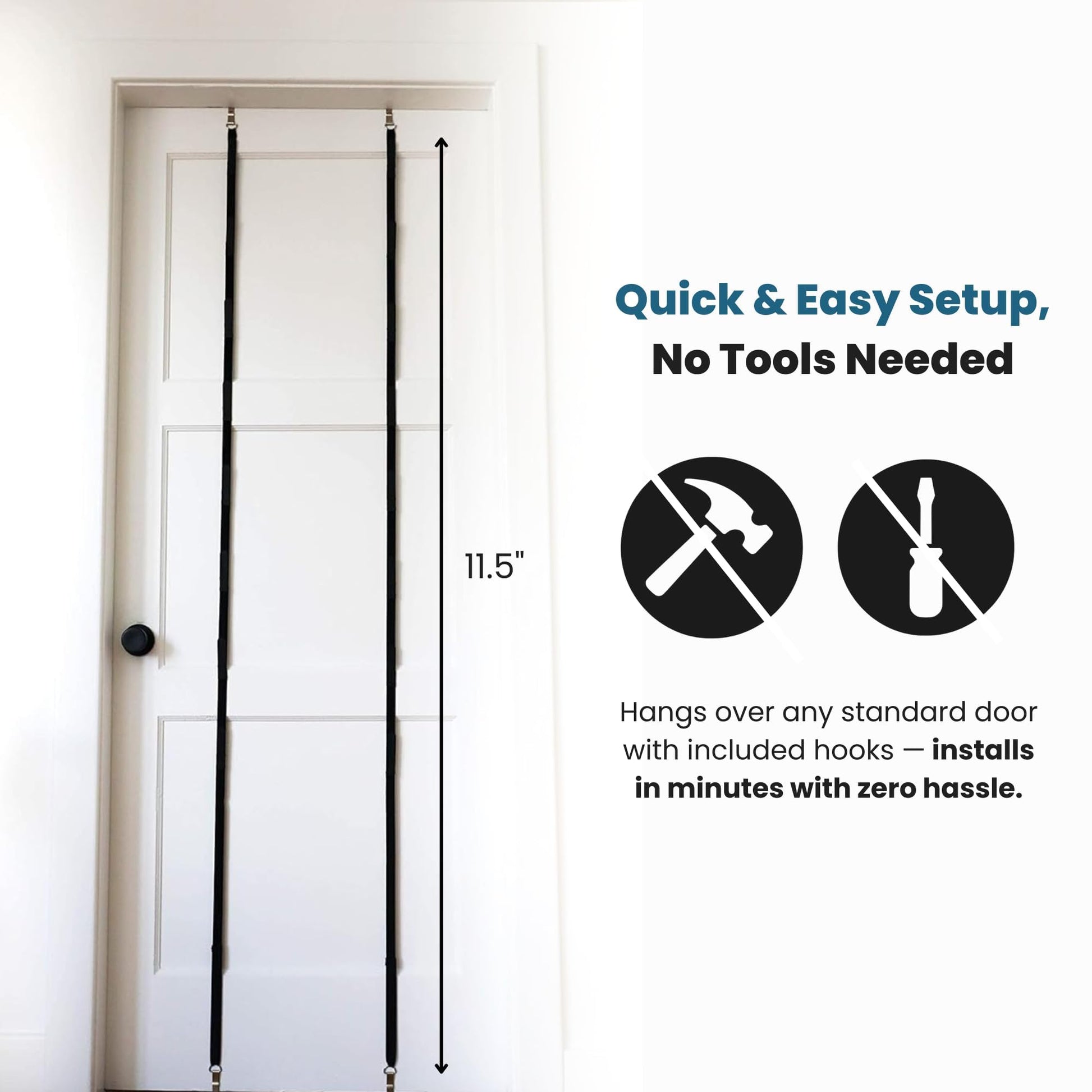 Jokari Over the Door Organizer, 2 Pack, Holds Up to 16 Hats