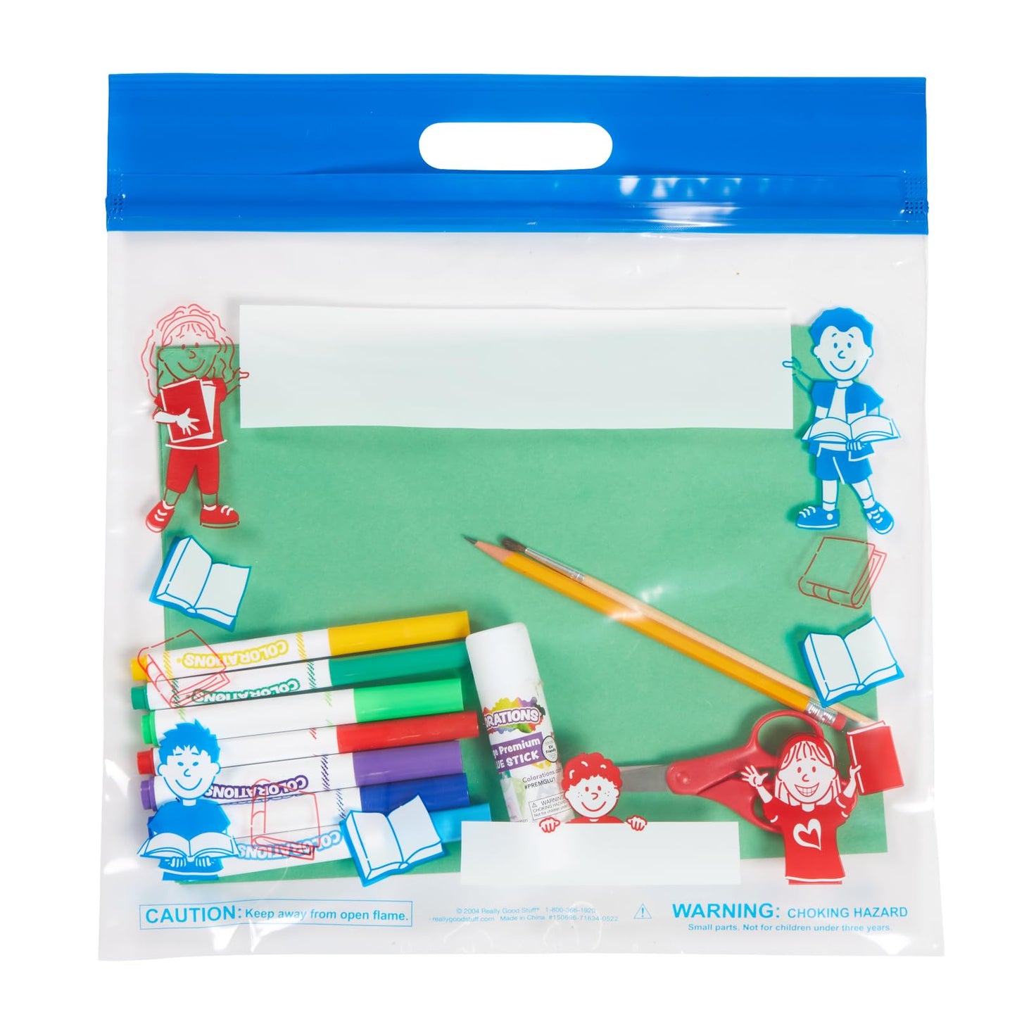 Really Good Stuff Press and Seal Storage Bags, Set of 12, 15" L x 14.5" W | Extra Large Thick