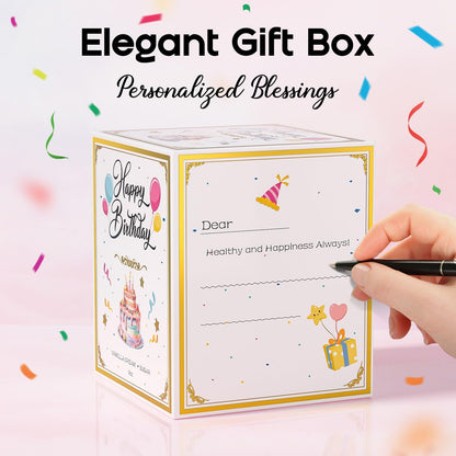 Birthday Candles - 9 oz Happy Birthday Candle with Vanilla Birthday Cake Scent, Gifts for Women & Men, Friendship Ideas