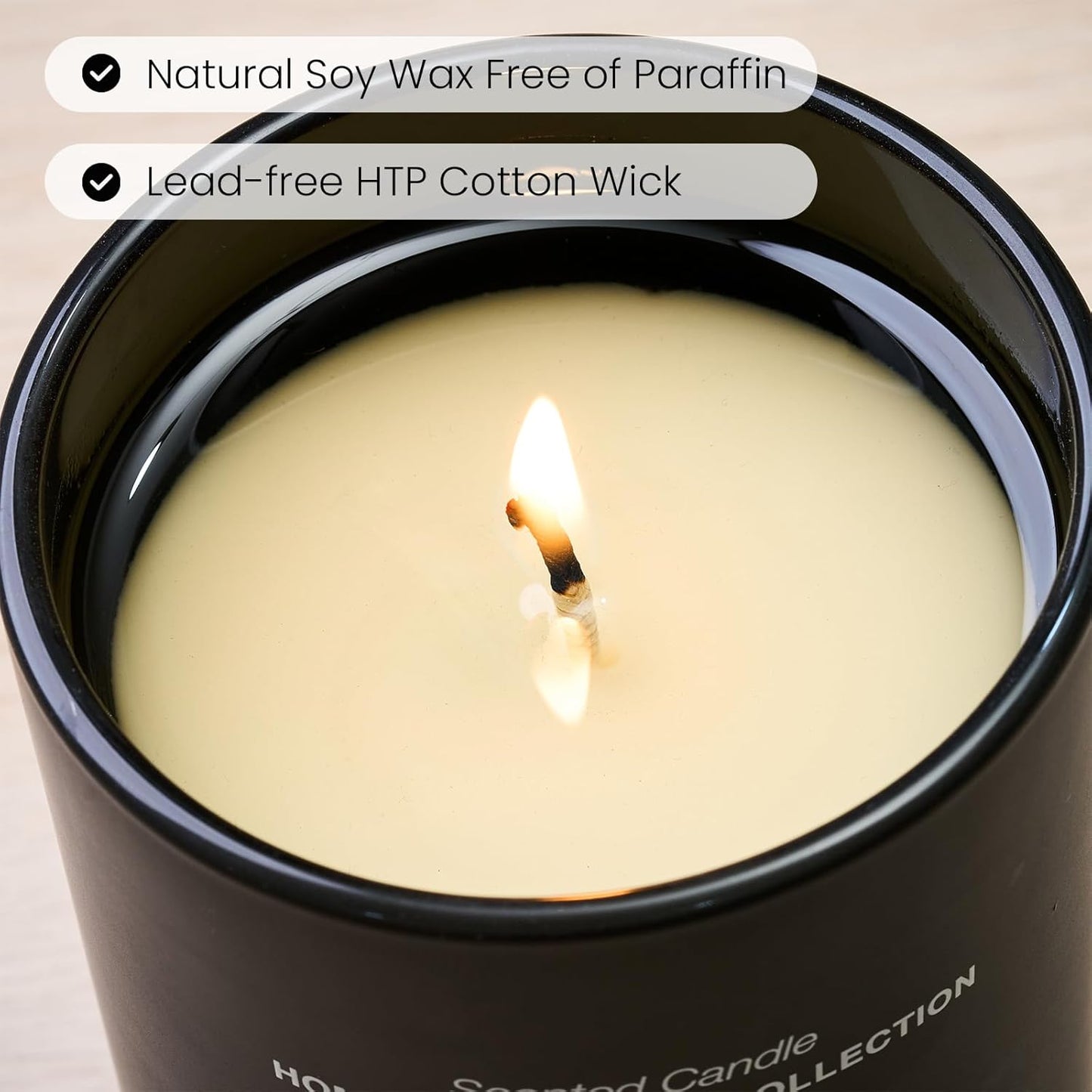 M&SENSE Natural Soy Candle| Forest Lodge | 5.3 oz | Minimalist Scented Candle for Relaxation, Gifting, Home Décor | for Bedroom, Office, Party Small