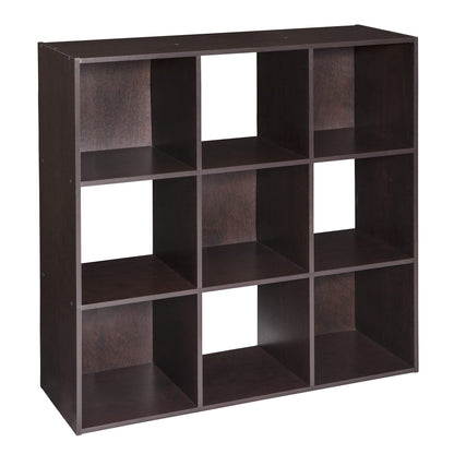 ClosetMaid Cubeicals 9 Cube Storage Shelf Organizer Bookshelf, Stackable, Square Shape, Easy