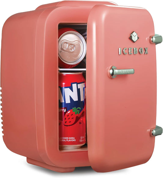 IBMF4BLS Fridge for Bedroom, Skincare, Portable Cooler & Warmer for Makeup, for Office & Home