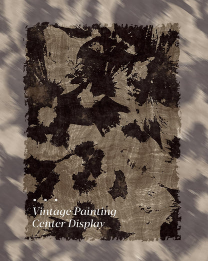 HUARCEY Gold Framed Vintage Wall Art for Living Room, Flowers Painting Prints Shelf Decor for Kitchen, Aesthetic Bedroom Wall Art, Christmas Gifts for Friends or Family (Crushed Flower - 8"x10")