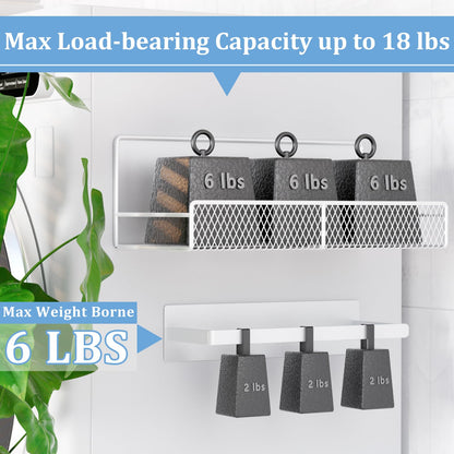DTUQYX Magnetic Shelf for Washing Machine 4-Pack: Widen Magnetic Laundry Organizer (5"-6") with