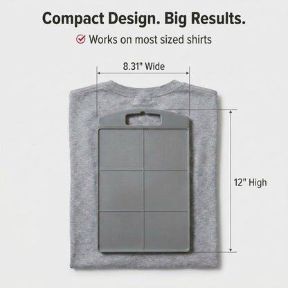 Household Essentials Shirt Folding Board for T-Shirts, Polos & Dress Shirts, Space Saving Laundry