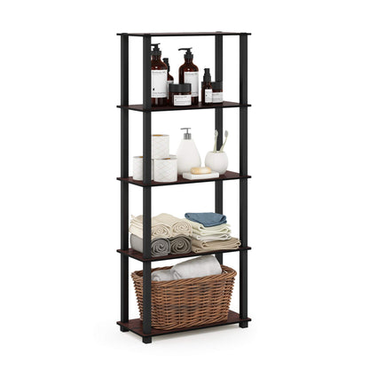 Furinno Turn-N-Tube 5-Tier Multipurpose Shelf / Display Rack / Storage Shelf / Bookshelf, Square