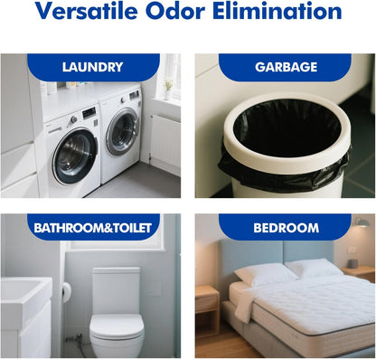 Clean-n-Fresh Toilet Spray, Ocean Mist, Air Freshener Bathroom Spray, Toilet Bathroom Odor Deodorizer, 6.8 Fl.Oz - Sea Salt, Jasmine & Bergamot