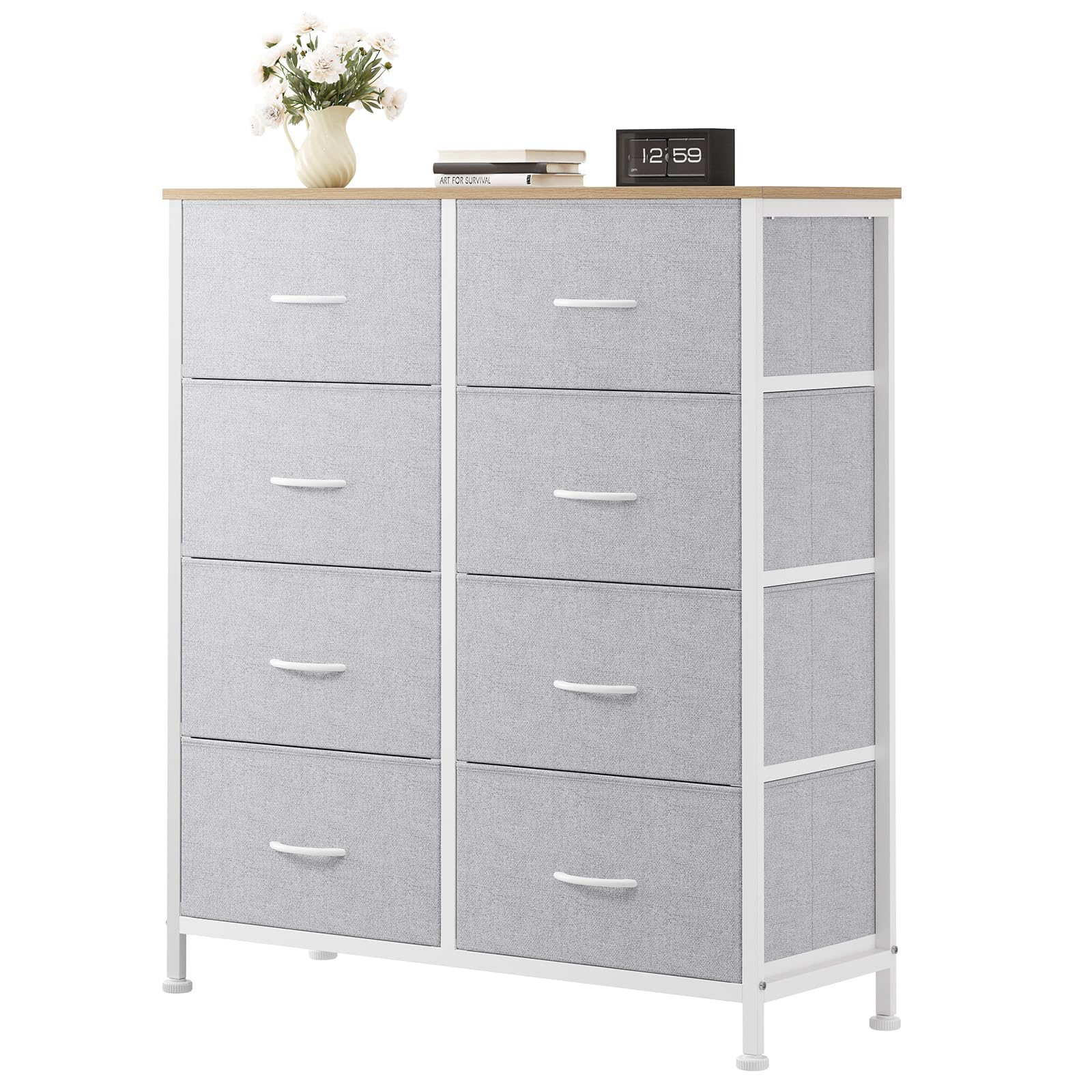 OLIXIS 8 Drawer Storage Dresser for Bedroom, Closet Organizers Units