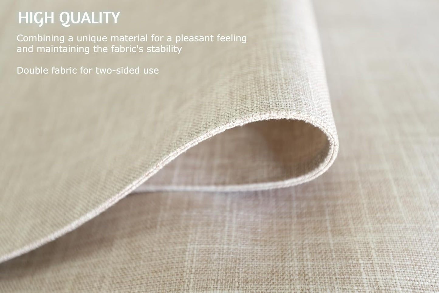 Placemat Set-Washable Place Mats for Parties, Elegant Table Mats for Kitchen Table, Set of 4 Dining Table Placemats, Heat-Resistant Cloth Placemats for Indoor and Outdoor,13x19-Light Beige