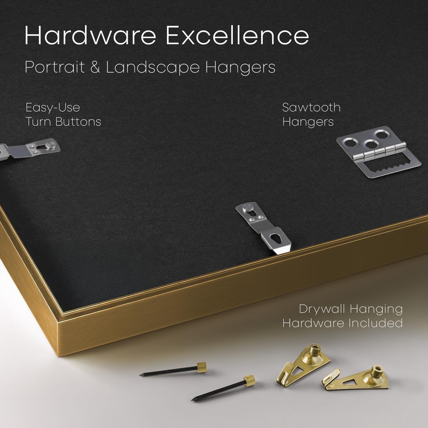 Homeforia 8x8 Picture Frames Bronze, High End Metal 8 x 8 Square Photo Frame with Mat 6 by 6, 8x8 Brass Frame Matted to 6x6 inch Print, 8by8 Wall or Tabletop Frames, Tempered Glass, Wall Kit, Set of 1