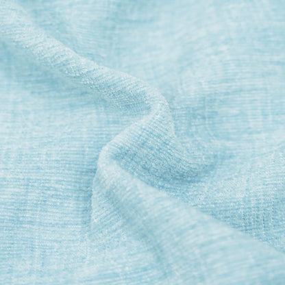 CaliTime Throw Pillow Covers Decorative 18 X 18 Inches Pack of 4 Cozy Chenille Cushion Cases for Couch Sofa Bed Living Room Home Light Blue Grey