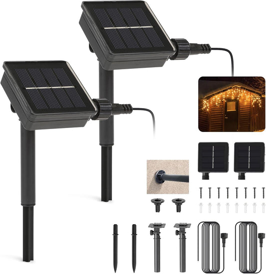 Replacement Solar Light Parts-Solar Light Replacement Tops ED Panel Lantern Lid,Panel (Two Pieces)
