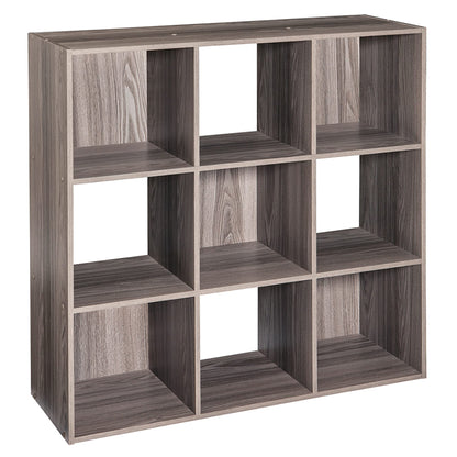 ClosetMaid Cubeicals 9 Cube Storage Shelf Organizer Bookshelf, Stackable, Square Shape, Easy