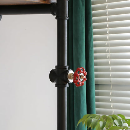 41 Inch Wine Rack Wall Mounted 2 Tier, Hanging Floating Bar Liquor Shelves with Glass Holder Storage Under, Industrial Rustic Pipe Farmhouse Kitchen Decor Black