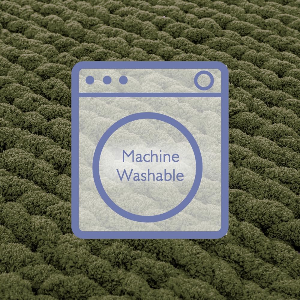 Bigacogo Chunky Knit Throw Blanket for Couch, 51x63 inches, 100% Hand Knitted with Thick Jumbo Chenille Yarn, Cozy Soft Large Rope Knot Cable Crochet Blankets for Sofa Bed Living Room, Yellow Green