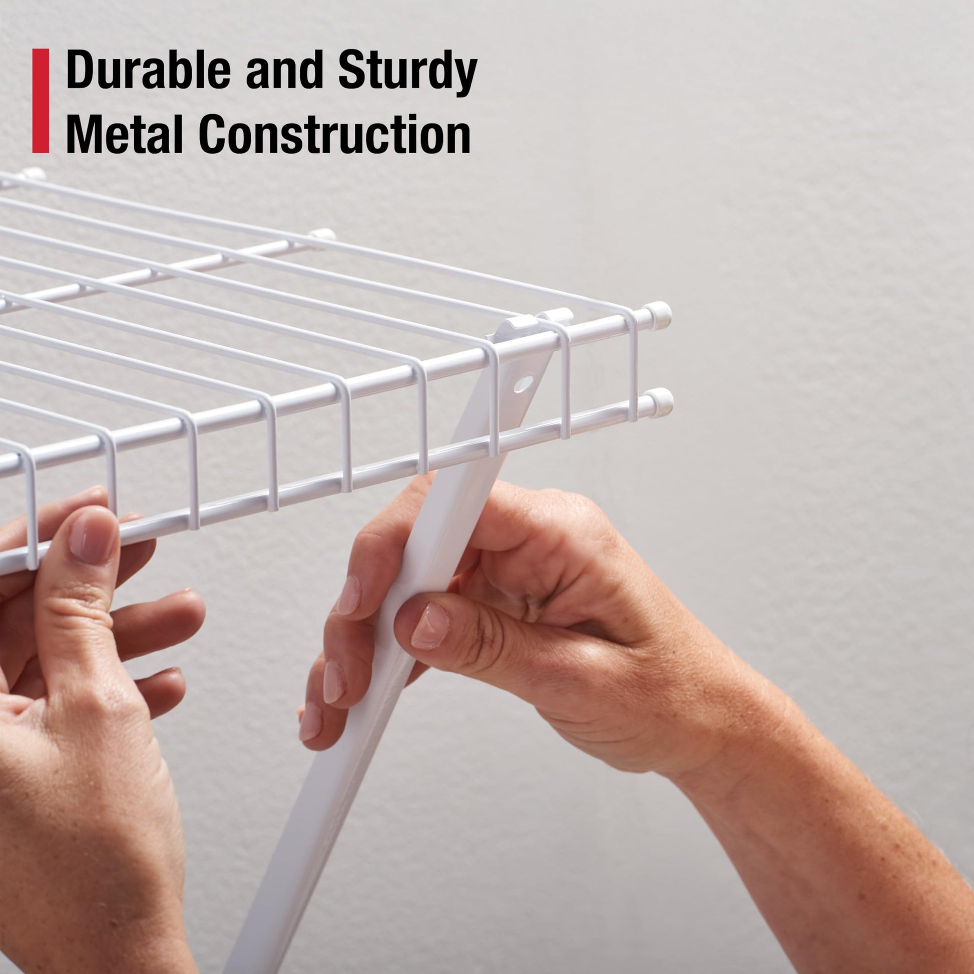 Rubbermaid 36" Pantry Organization Shelf System Direct Wall Mount 4 Shelves and Mounting Hardware