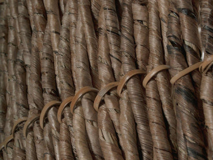 KOUBOO Madras Planter Basket, Plant Container, Tree Planter, Basket Front Door, Decorative Plants Pot, Woven Options for Every Space, Dark Brown, Large