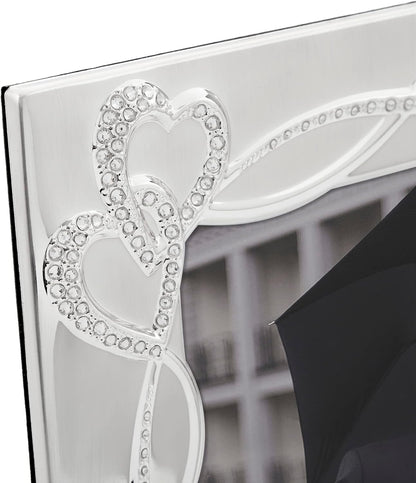 THINGS REMEMBERED Engraved Intertwined Heart 5" x 7" Picture Frame (Free Customization)