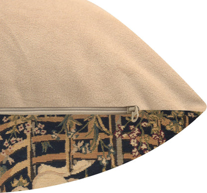 Charlotte Home Furnishings Decorative Pillow Covers for Couch 13X13 in Unicorn Throw Pillow Covers for Sofa Tapestry Square Pillow Cases for Bed Living Room Soft European Cotton Jacquard Woven