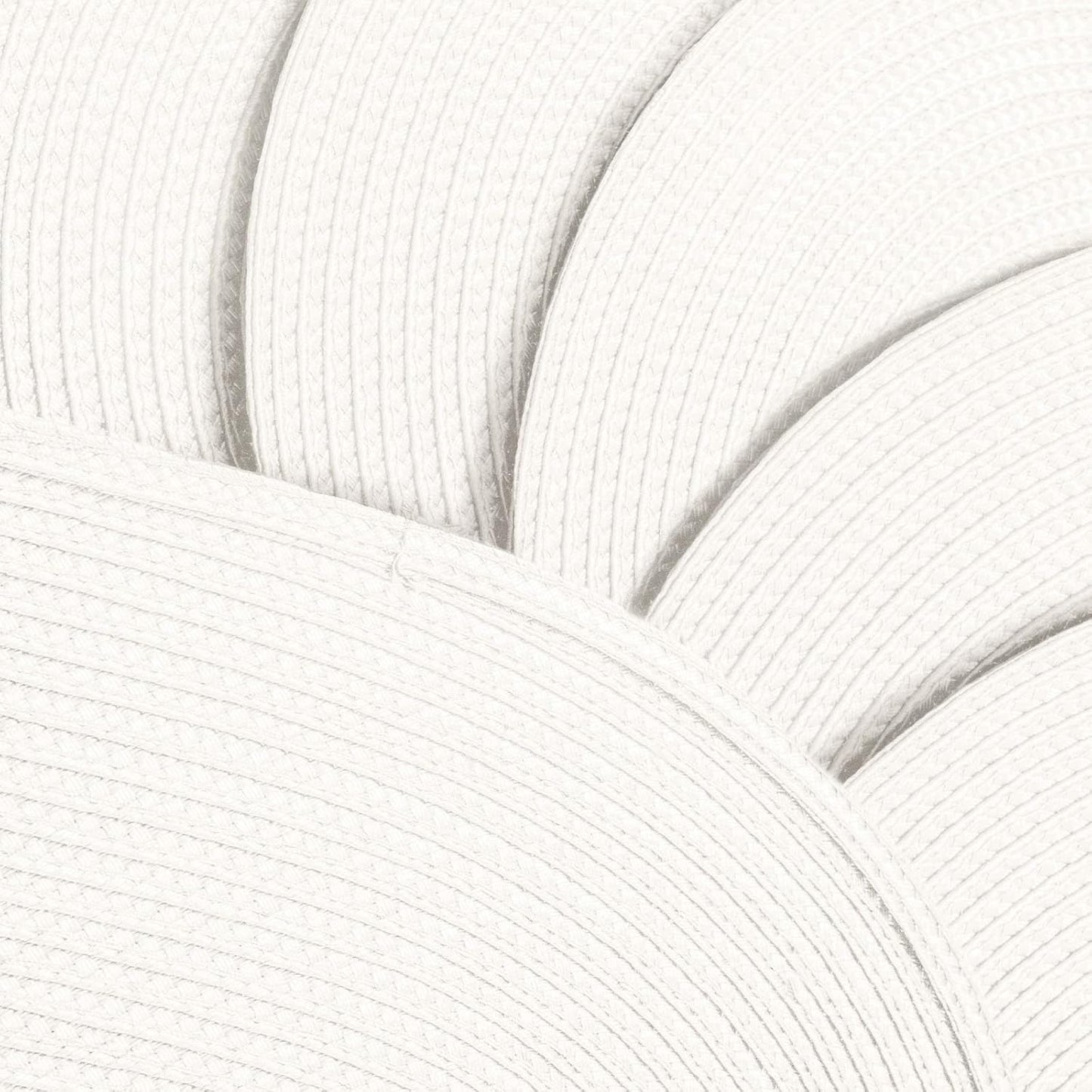 AHHFSMEI Placemats Set of 6 for Dining Table Washable Woven Vinyl Non-Slip 18x12 inches Placemat Heat-Resistant Durable Table Mats for Dining Table Easy to Clean (Oval White,6)