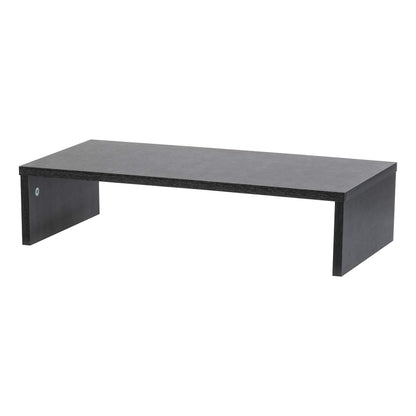 IRIS USA 1-Tier Stackable Desktop Monitor Stand Organizer, Black