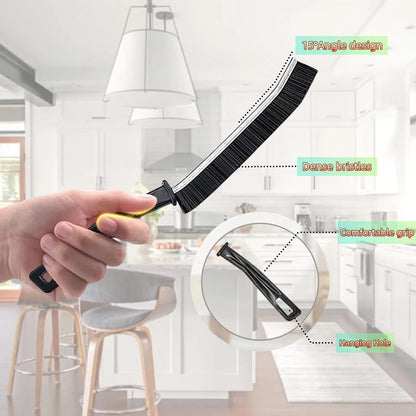 Crevice Cleaning Brush, Multifunctional Cleaning Brush Tool, Bathroom Gap Brush,Grout Brush, Cleaning Tools for Toilet, Bathrooms, Kitchens, Bathtub, Faucets, Sink, Windows，6pcs