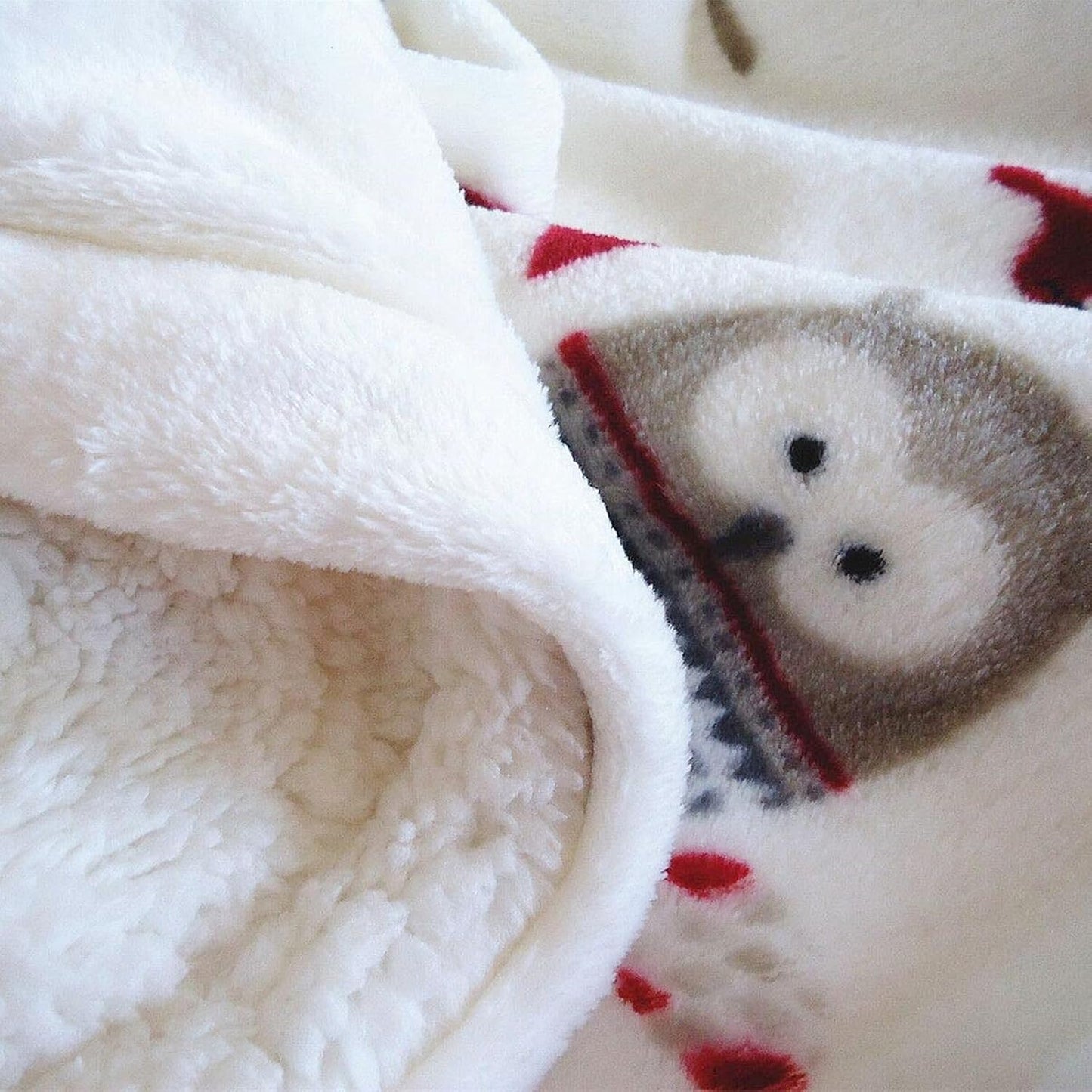 UKELER Owl Sherpa Bed Blanket King Size 90''x108''- Ultra Soft Cozy Flannel Fleece Blanket for Bed/Couch/Sofa/Office, Great Gift for Women's Day,Mother's Day,Father's Day,Thanksgiving,Christmas