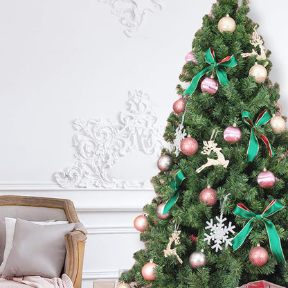 Every Day is Christmas Ornaments, Shatterproof Christmas Tree Ornament Set, Christmas Balls Decoration 35 Count (2.75"/70mm, Gold Iridium)