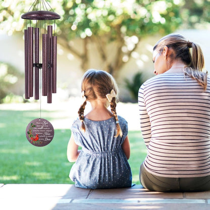 ASTARIN Personalized Cardinal Wind Chime Memorial, Customized Sympathy Wind Chimes for Loss of Loved One, in Memory of Loved Ones Lost, Bereavement Gifts Windchimes Outdoor