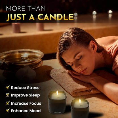 Candle Gift Set ??3 Scented Soy Candles, Clean Burn 50+ Hrs ??Flower-Inspired Scents: Amber, Red Tea Wood, Champagne ??Bulk Set for Women Giftset, 9.8oz Each, Gift Idea for Women, Home Decor, Birthday