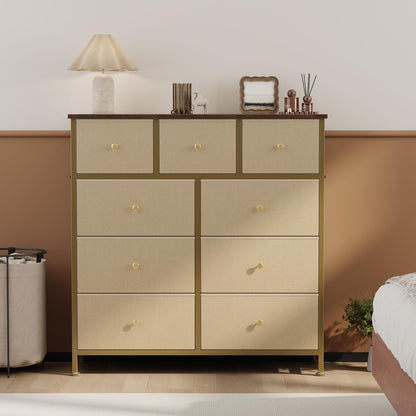 OLIXIS 9 Drawer Tall Dresser for Bedroom, Closet Organizers and Storage