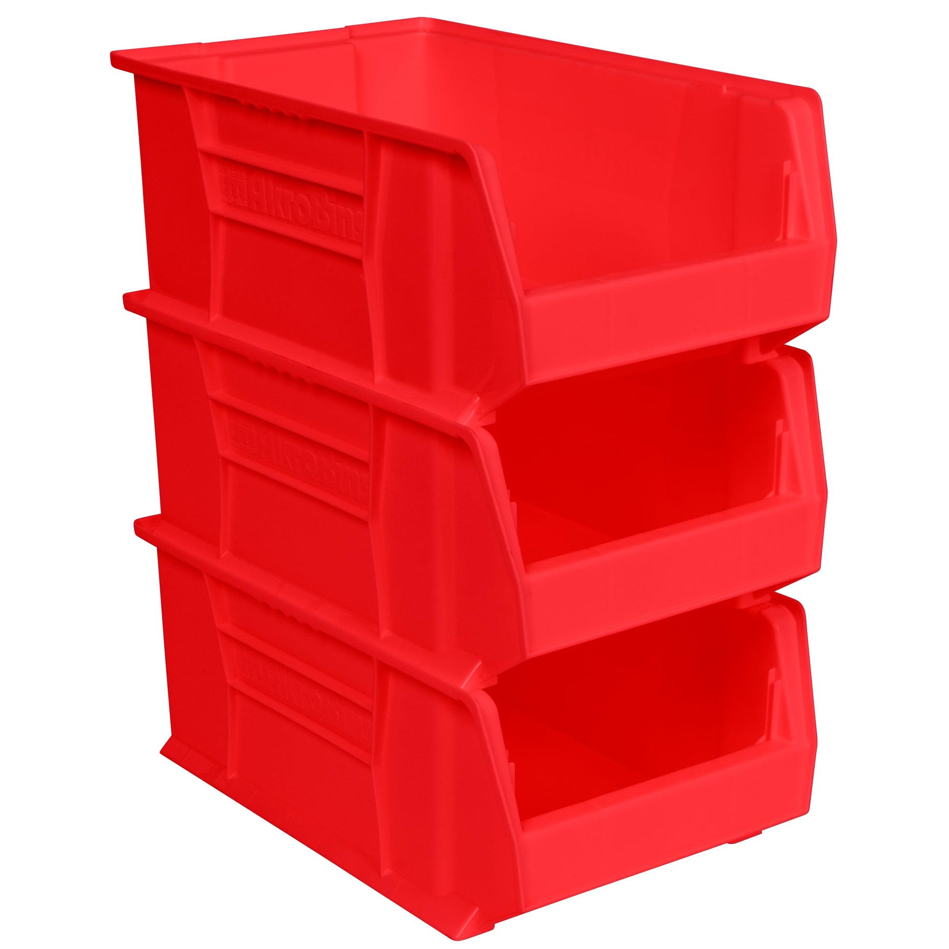 Akro-Mils 30281 Super-Size AkroBins Plastic Storage Bins, Space-Saving Stackable Bins for Garage