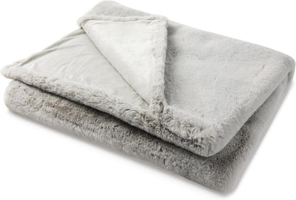 Nuzzie Snuggle Luxe Premium Soft Eco-Conscious Cozy Throw Blanket for Perfect Comfort - Earl Grey (90"x108")