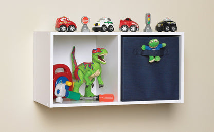 ClosetMaid Cubeicals 2 Cube Storage Shelf Organizer Bookshelf, Stackable or Hanging Wall Mount
