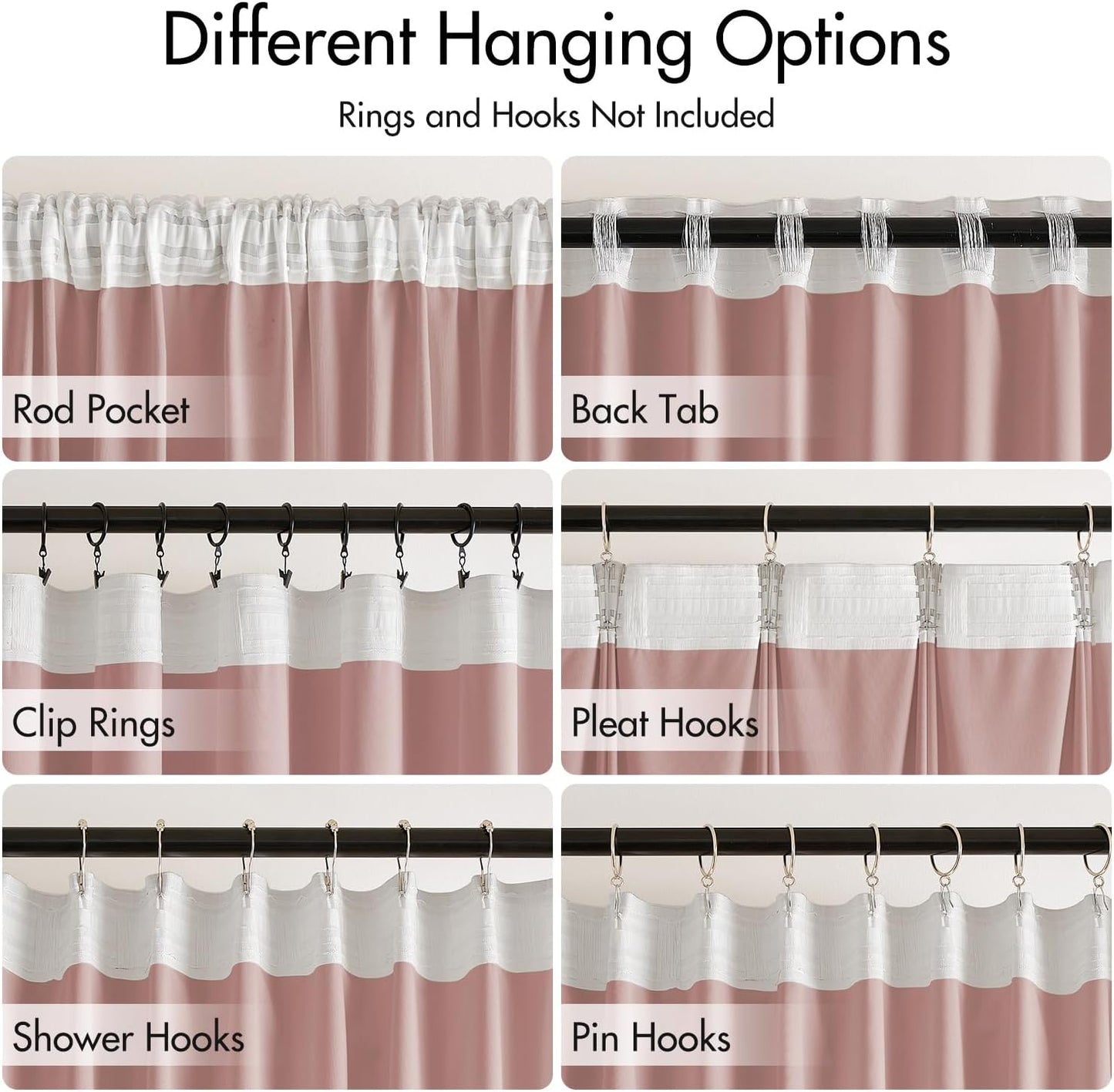 MIULEE Baby Pink Velvet Curtains 108 inches 2 Panels - Luxury Room Darkening Window Drapes for Bedroom Living Room Thermal Insulated Super Soft Blackout Extra Long, Back Tab Rod Pocket Pinch Pleated