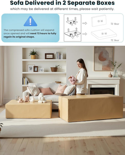 Queen Size Pull Out Sofa Bed, Convertible Sleeper Sofa Couch with Pullout Bed, 2 in 1 Sofa Bed Couch with Memory Foam Mattress for Living Room Office, Space-Saving, Dark Grey