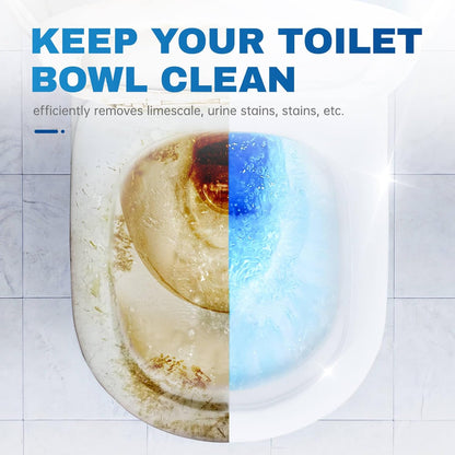 Vacplus Toilet Bowl Cleaners - 3 Pack, Krazy Clean Automatic Long-Lasting Toilet Cleaner Bottles, Easy-to-Use & Powerful Cleaning