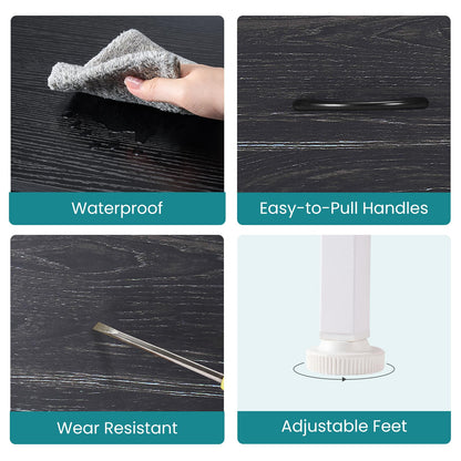 OLIXIS 8 Drawer Storage Dresser for Bedroom, Closet Organizers Units