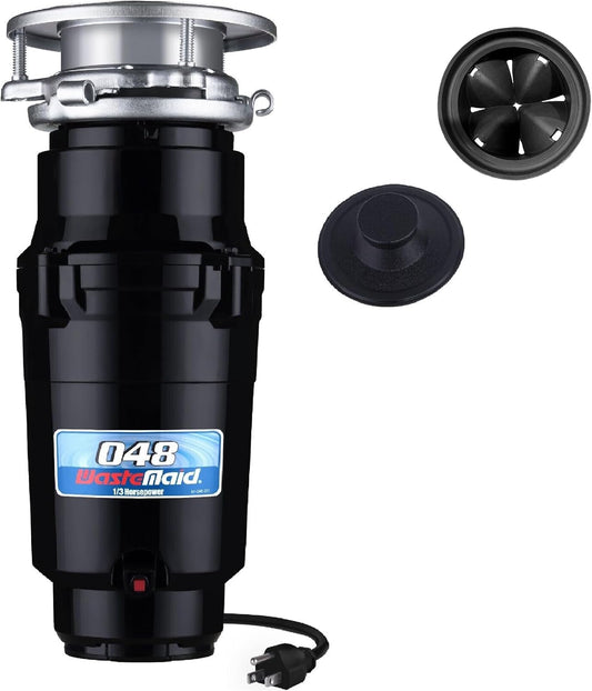 Waste Maid 10-US-WM-048-3B Garbage Disposal Anti-Jam Stainless Steel Food Waste Grinding System