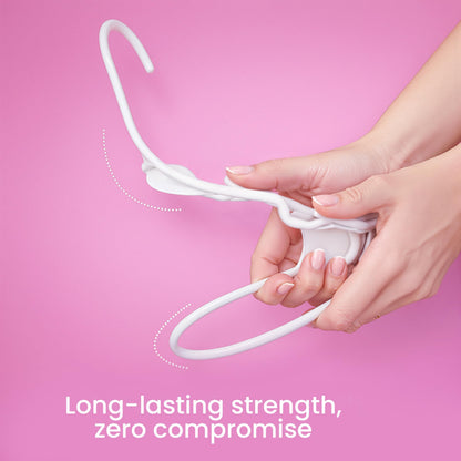 Utopia Home Plastic Hangers 50 Pack – Space Saving Clothes Hanger White