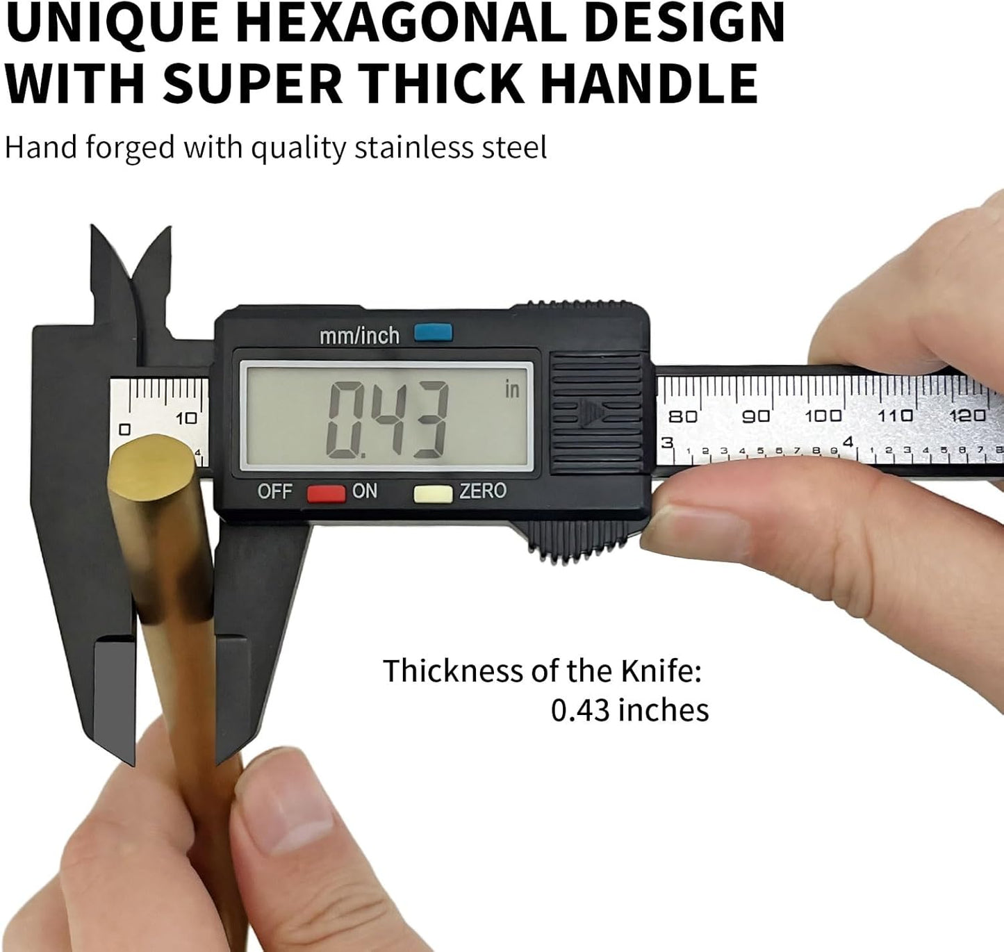 20-Piece Matte Gold Silverware Set, Hand Forged Utensil, Stainless Steel Flatware Set, Hexagon Handle Cutlery Set for Home Hotel Use, Service for 4