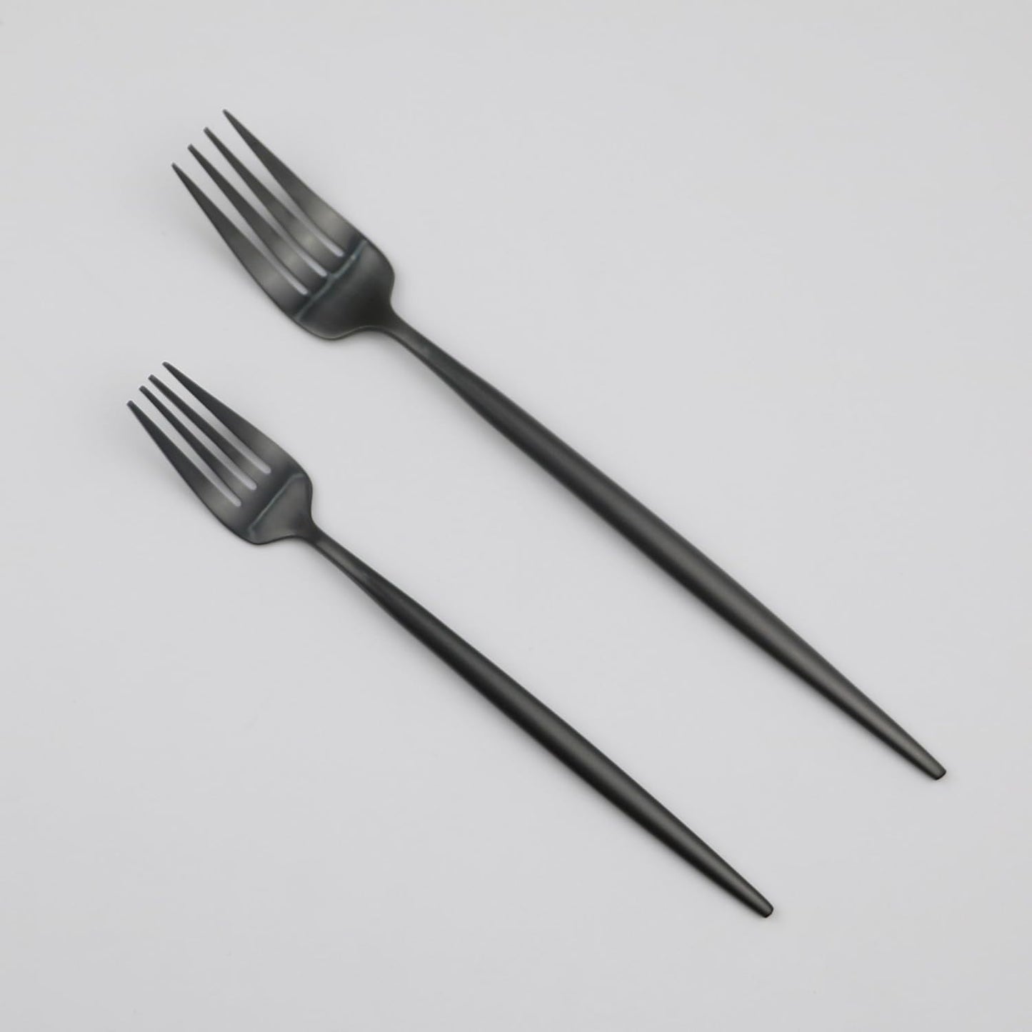 20-Pieces Luxury Black 18/10 Stainless Steel Flatware Set, Matte Finsh, Service for 4