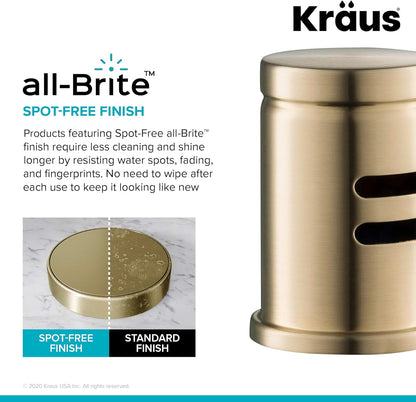KRAUS Dishwasher Air Gap in Spot Free Antique Champagne Bronze, KAG-1SFACB