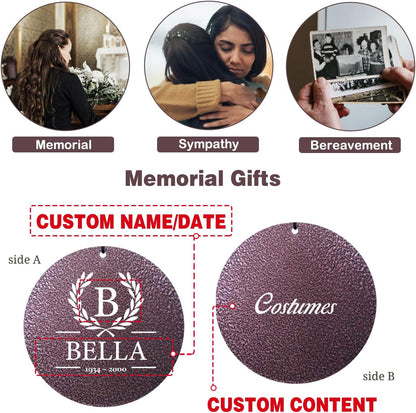 ASTARIN 36" Large Deep Tone Personalized Sympathy Wind Chimes, Memorial Wind Chime for Loss of Mother Father Loved One, Bereavement Gifts Decor Outdoor Patio Garden Graveyard(Produced in USA)