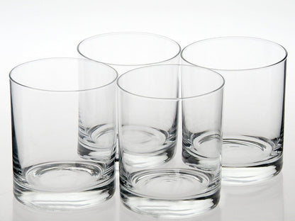 European-Made Decanter Gift Set | 1 Handmade European Lead-free Crystal Decanter with Stopper (30 Fl Oz) & 4 Crystal Whisky Glasses (11 FL Oz)